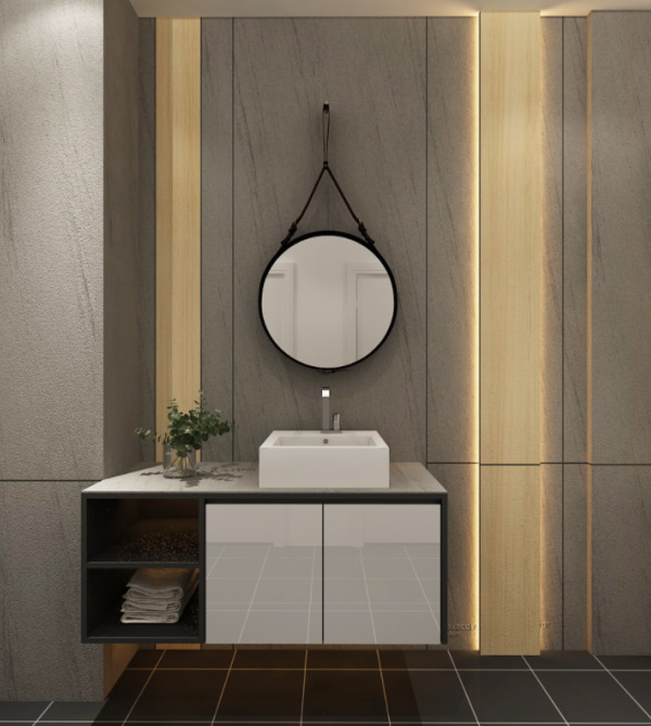 Full Aluminium & Compact Panel Vanity Series 02